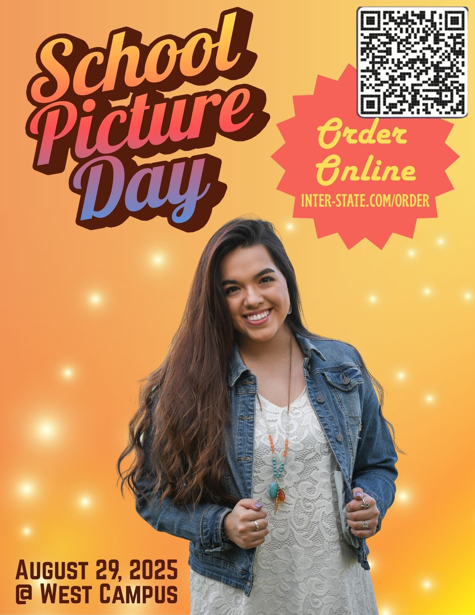 School Picture Day August 25th @ West Campus